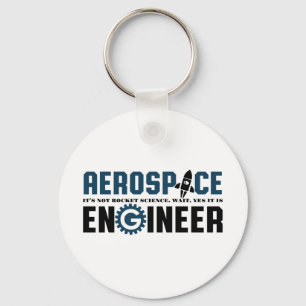 Porte-clés Humour drôle d'ingénieur aérospatial c'est des