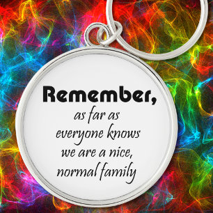 Porte-clés Humour drôle famille citations cadeaux amusant por