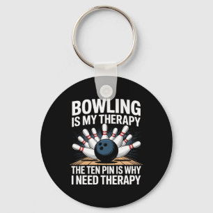 Porte-clés Humour Thérapeutique de Bowling Conception Frustra