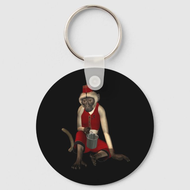 Porte-clés Hurdy Gurdy 3D Music Monkey 12 (Recto)