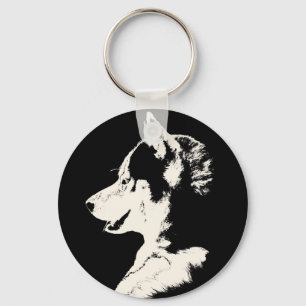 Porte-clés Husky Porte - clé Siberian Husky Malamute Cadeaux
