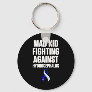 Porte-clés Hydrocéphalie Survivor Lutter Conscience Guerrier