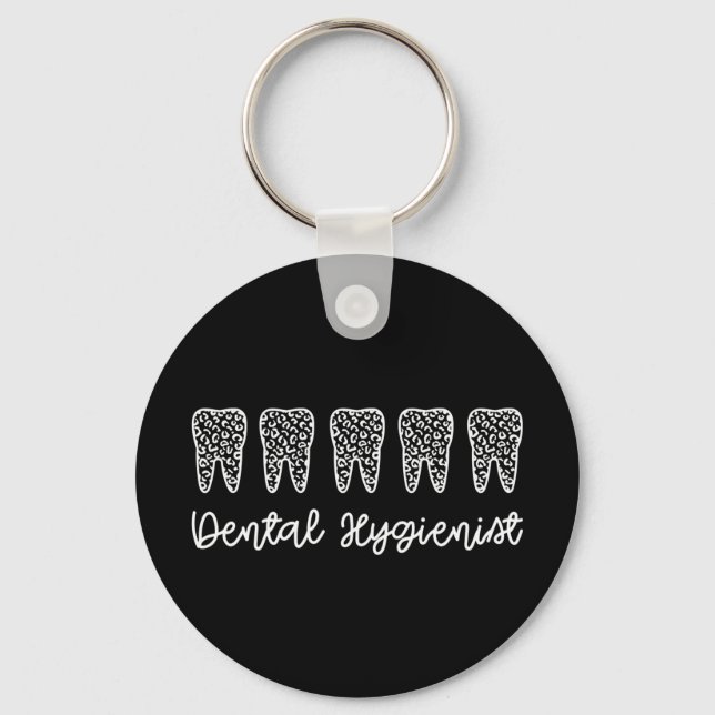 Porte-clés Hygiéniste dentaire | RDH Dentist Dentist Cadeaux  (Recto)