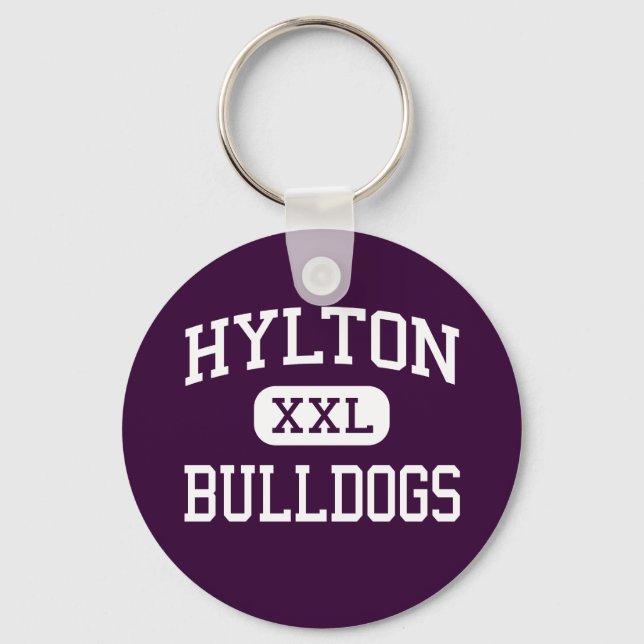 Porte-clés Hylton - Bulldogs - High - Woodbridge Virginie (Recto)