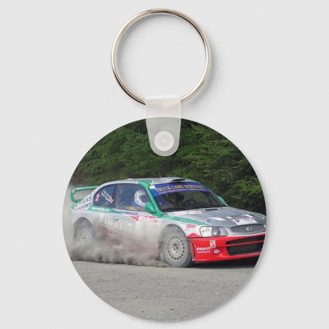 Porte-clés Hyundai Accent WRC Rally Car (Recto)