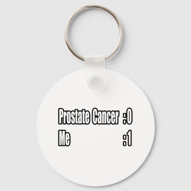 Porte-clés I Beat Prostate Cancer (Tableau De Bord) (Recto)