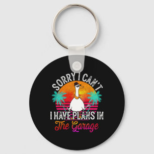 Porte-clés I Cant I Have Plan In the Garage Fathers Day Car