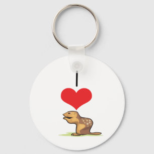 Porte-clés I Coeur (Amour) Chipmunks