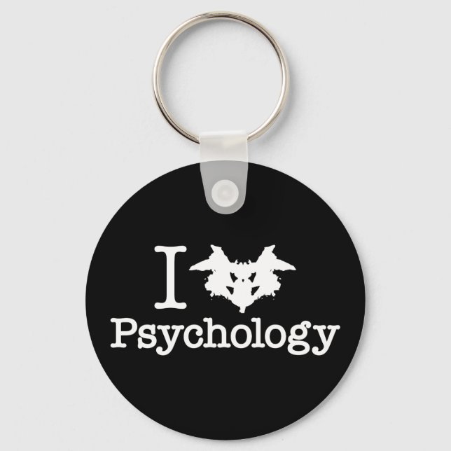 Porte-clés I Coeur (Rorschach Inkblot) Psychologie (Recto)