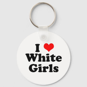 Porte-clés I filles de blanc de coeur