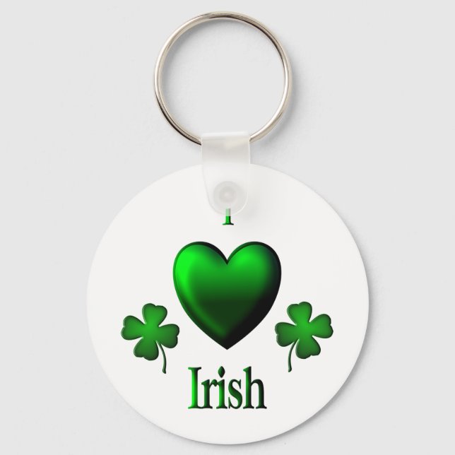 Porte-clés I Heart Irish (Recto)