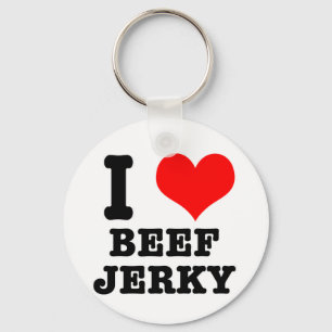 Porte-clés I HEART (LOVE) boeuf jerky