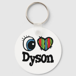 Porte-clés I Heart (Love) Dyson