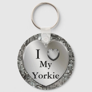 Porte-clés I Heart (Love) My Yorkie Porte - clé