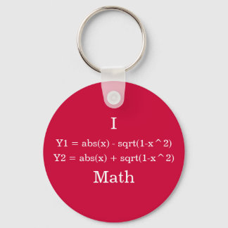 Porte-clés I Heart math