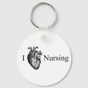 Porte-clés I Heart Nursing