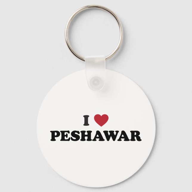 Porte-clés I Heart Peshawar Pakistan (Recto)