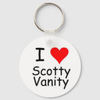 I Heart Scotty Vanity Porte - clé