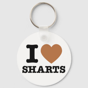 Porte-clés I Heart Sharts
