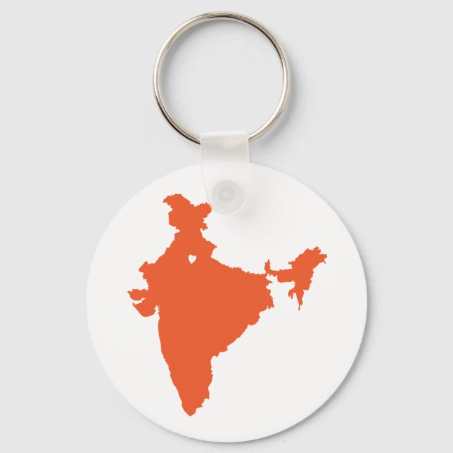 Porte-clés I ♥ Inde (Recto)