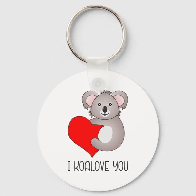 Porte-clés I Koalove You Koala Sayings (Recto)