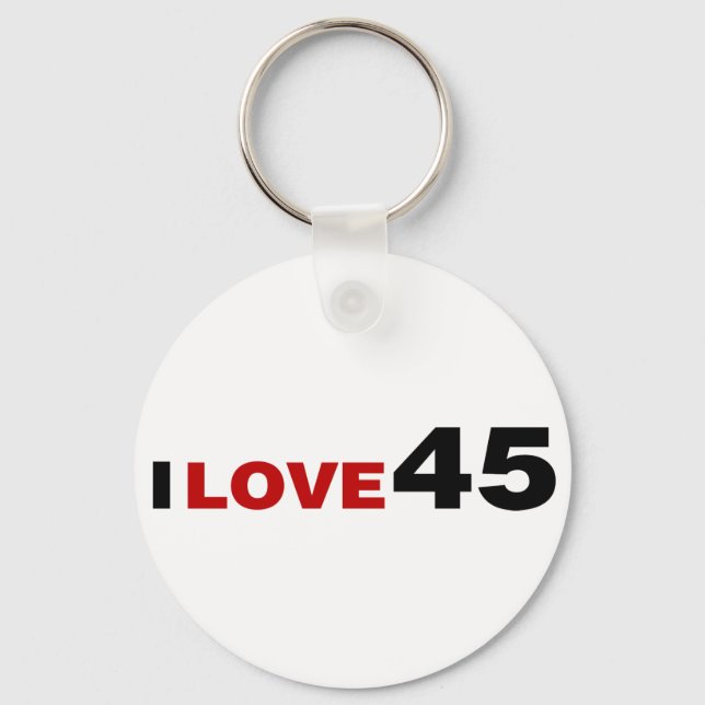 Porte-clés I Love 45 Porte - clé (Recto)