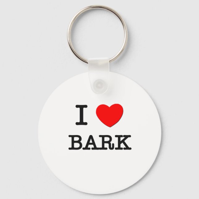 Porte-clés I Love Bark (Recto)