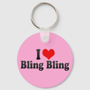 Porte-clés I Love Bling Bling