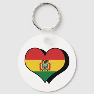 Porte-clés I Love Bolivia Porte - clé