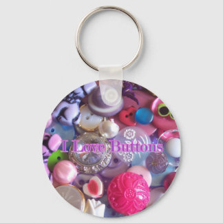 Porte-clés I Love Buttons Porte - clé