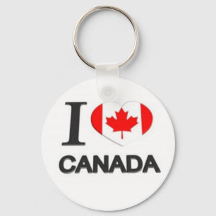 Porte-clés I Love Canada - Trucker antitrump Red Taco