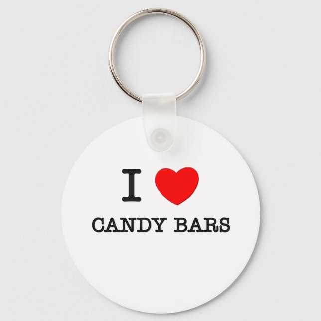 Porte-clés I Love Candy Bars (Recto)