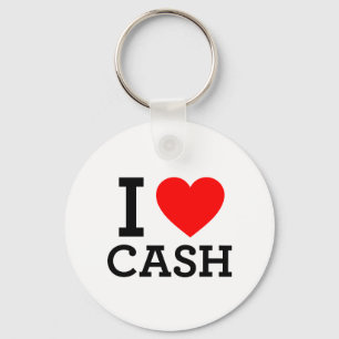 Porte-clés I Love Cash