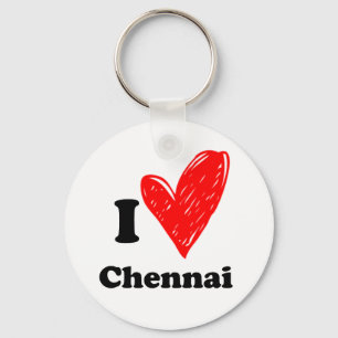 Porte-clés I Love Chennai
