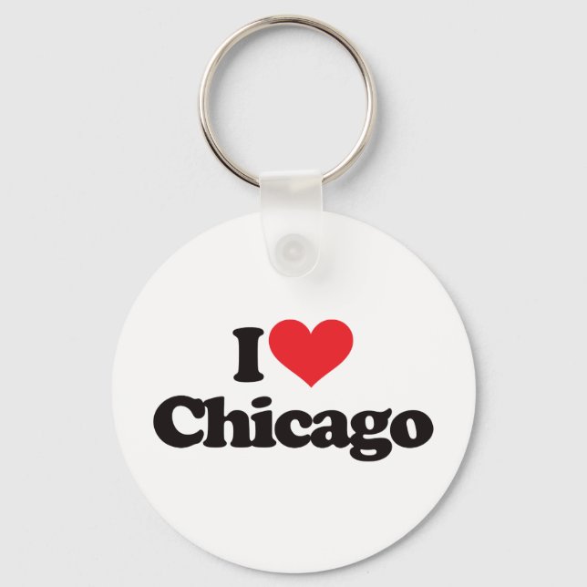 Porte-clés I Love Chicago (Recto)