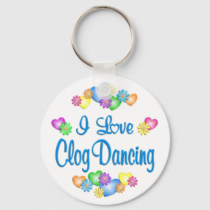 Porte-clés I Love Clog Dancing