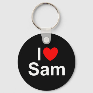 Porte-clés I Love (Coeur) Sam
