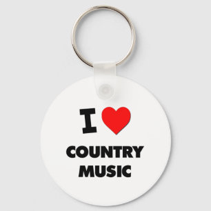 Porte-clés I love Country Music