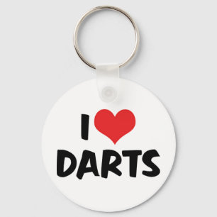 Porte-clés I Love Darts Porte - clé