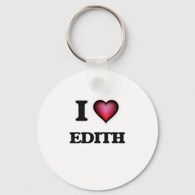 Porte-clés I Love Edith (Recto)