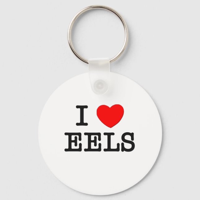 Porte-clés I Love EELS ( nourriture ) (Recto)