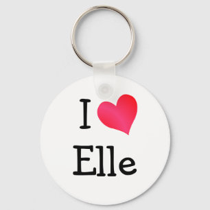 Porte-clés I Love Elle