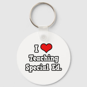 Porte-clés I Love Enseignement Spécial Ed