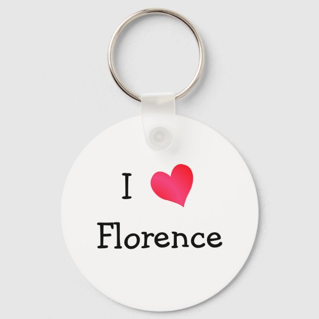 Porte-clés I Love Florence (Recto)