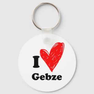 Porte-clés I Love Gebze
