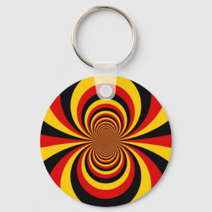 Porte-clés I Love Germany National Flag Colors Art Print
