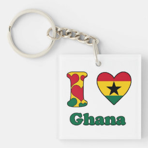Porte-clés I love Ghana