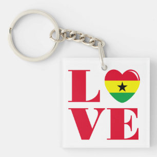 Porte-clés I love Ghana