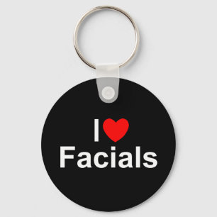 Porte-clés I Love (Heart) Facials