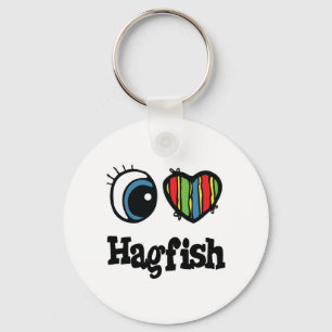 Porte-clés I Love (Heart) Hagfish